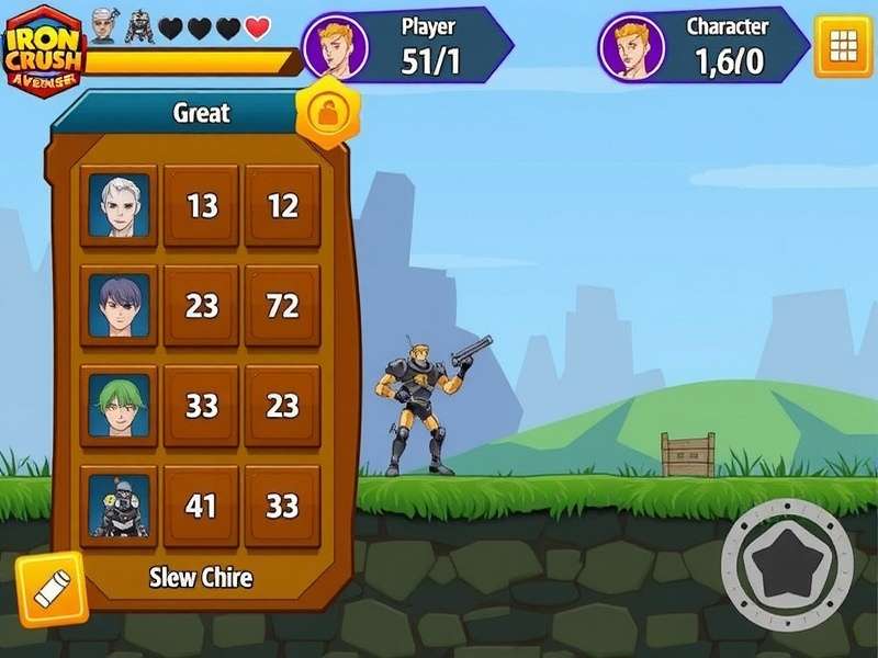 Iron Crush Avenger Character Customization